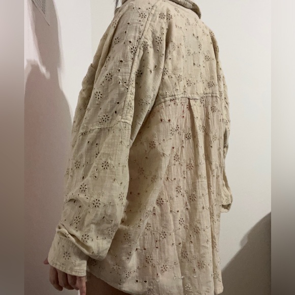 American eagle oversized button down shirt NWT - Picture 3 of 7